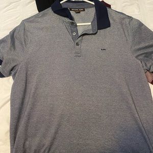 Blue, medium, MK mens polo shirt